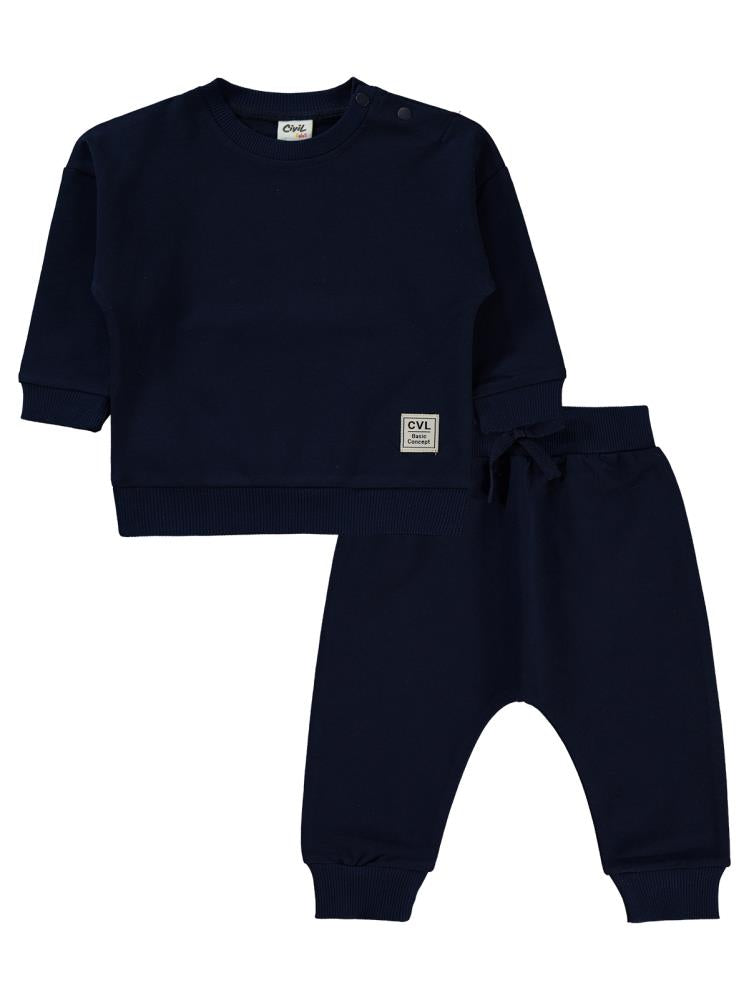 Civil Baby Basic 6-18 Ay Takım - Lacivert