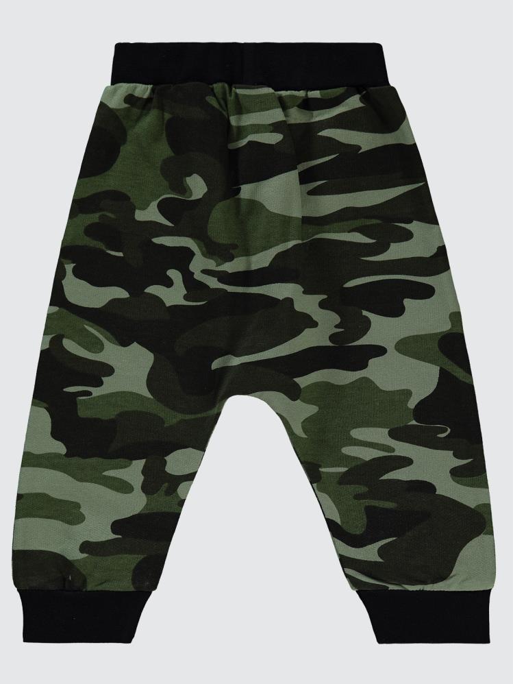 Civil Baby Kamuflaj Desen 6-18 Ay Eşofman Altı - Haki