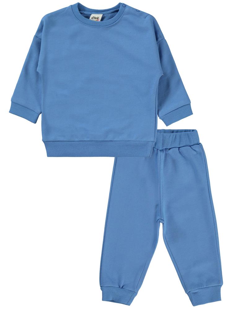 Civil Baby Basic 6-18 Ay Takım - Mavi