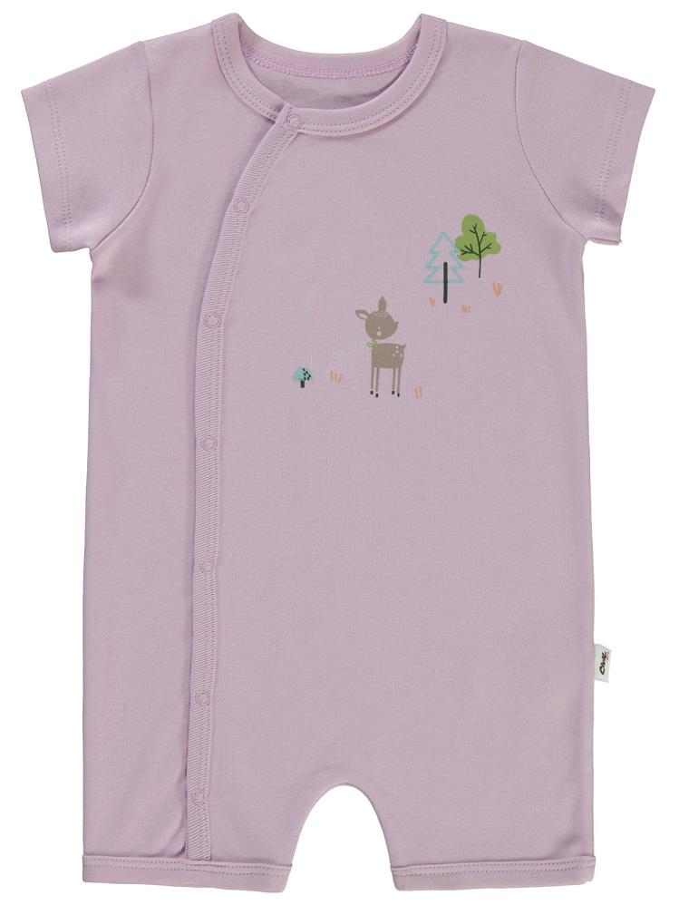 Civil Baby Ceylan Baskılı 6-18 Ay Tulum - Lila