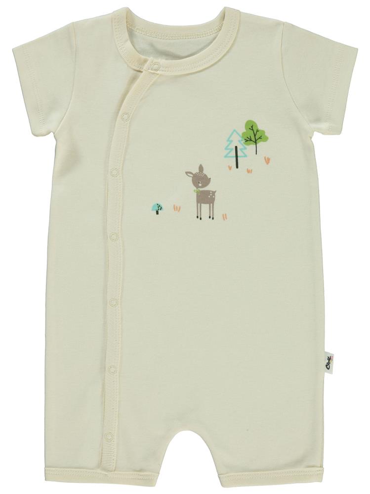 Civil Baby Ceylan Baskılı 6-18 Ay Tulum - Pudra