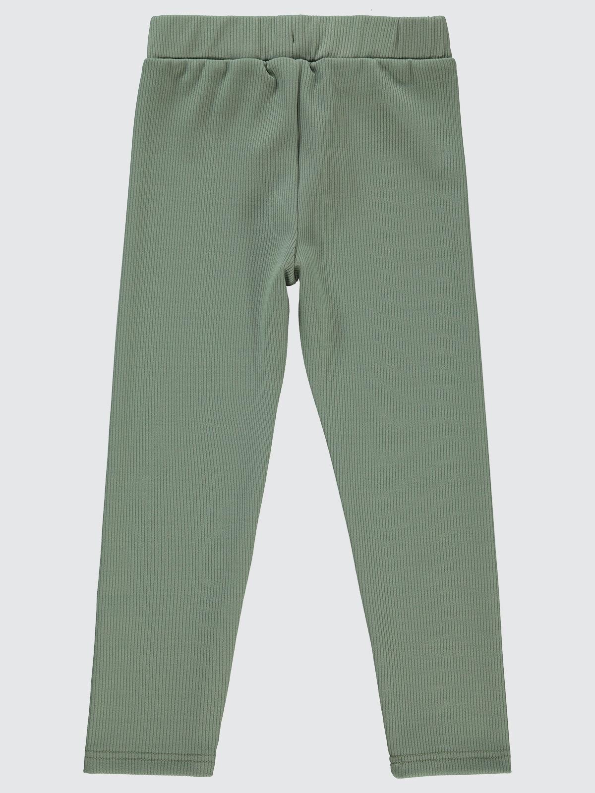 Civil Girls Düz 10-13 Yaş Tayt - Yeşil