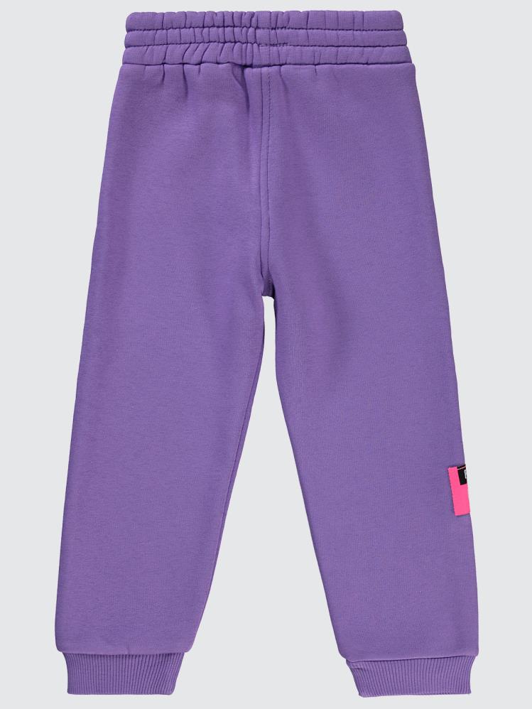 Civil Girls Fashion Aksesuarlı 2-5 Yaş Eşofman Altı - Lila