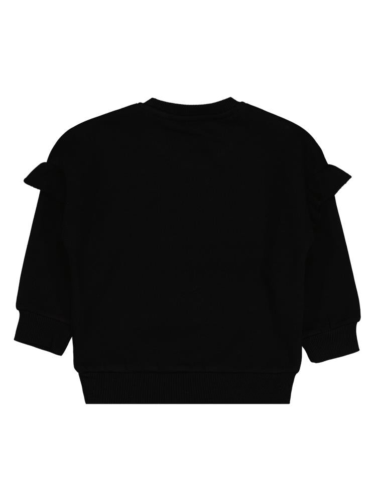 8966 Civil Girls Unicorn Nakışlı 2-5 Yaş Sweatshirt - Siyah