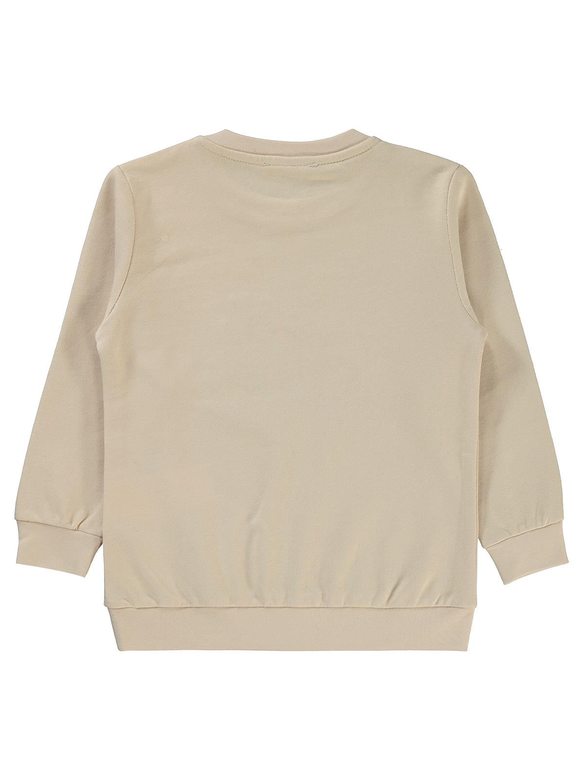 Civil Boys Super Baskılı 2-5 Yaş Sweatshirt - Bej