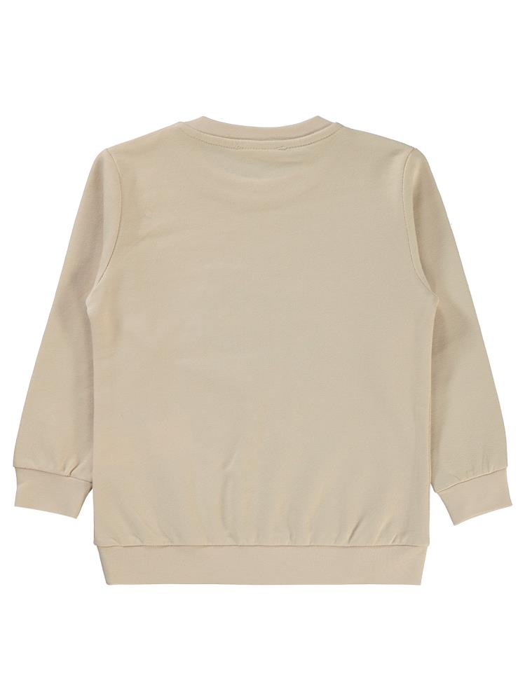 Civil Boys Super Baskılı 2-5 Yaş Sweatshirt - Bej
