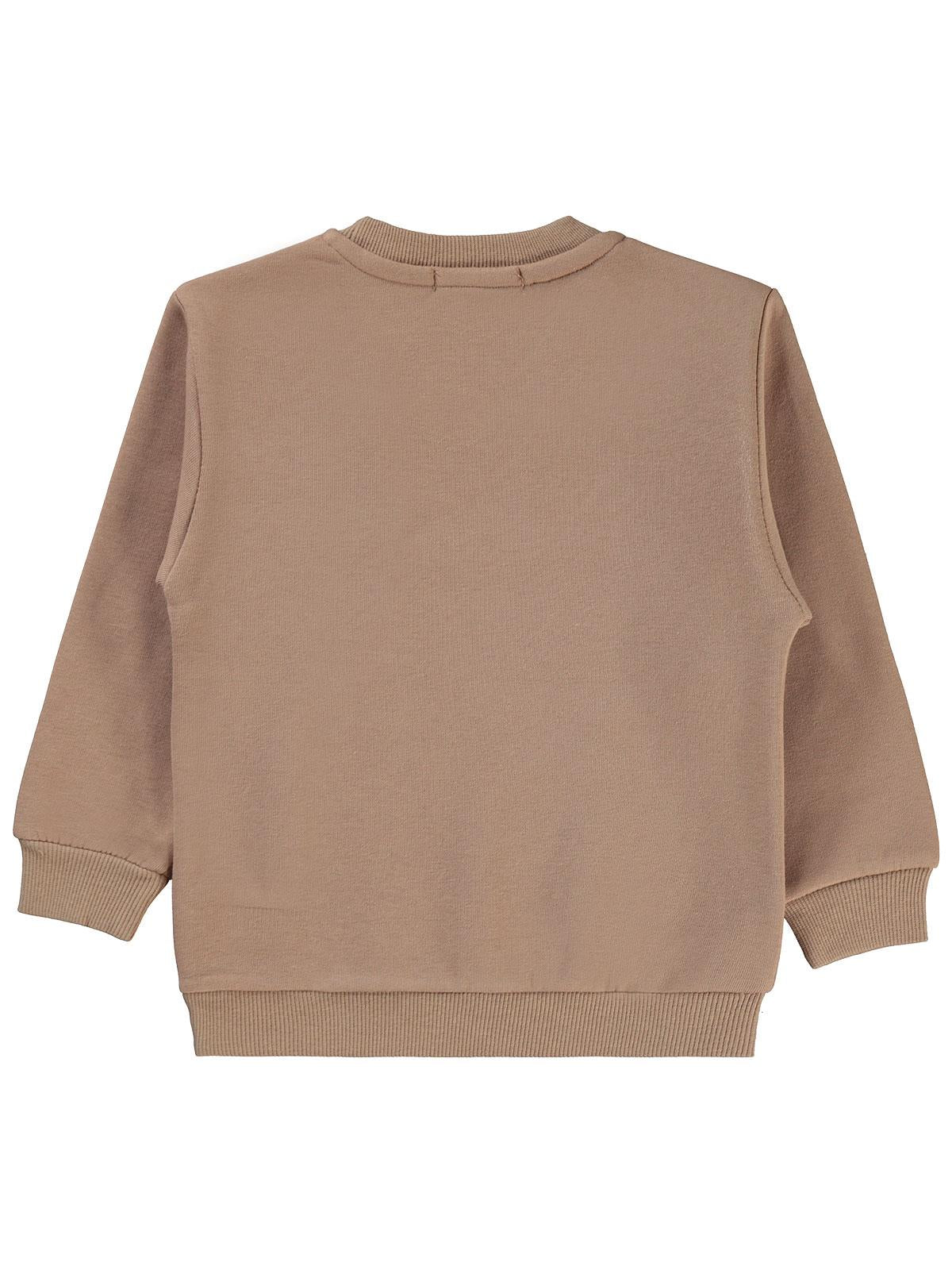 Civil Boys Vild Savage Baskılı 2-5 Yaş Sweatshirt - Kahve