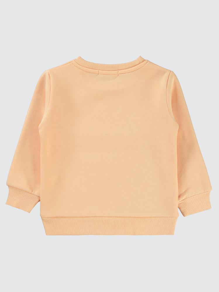 Civil Girls Milk Baskılı 2-5 Yaş Sweatshirt - Turuncu
