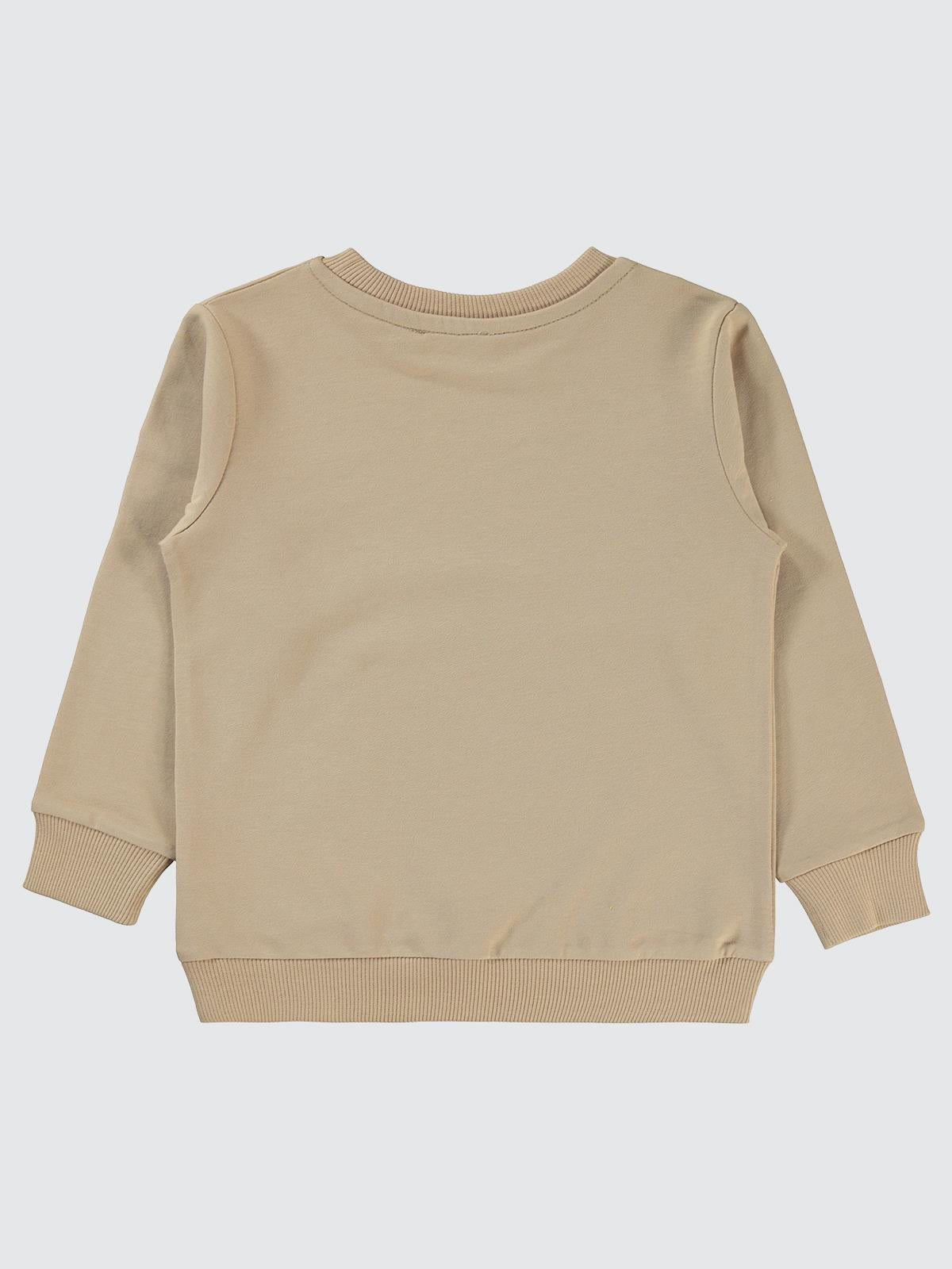 Civil Boys Ready For Baskılı 2-5 Yaş Sweatshirt - Bej