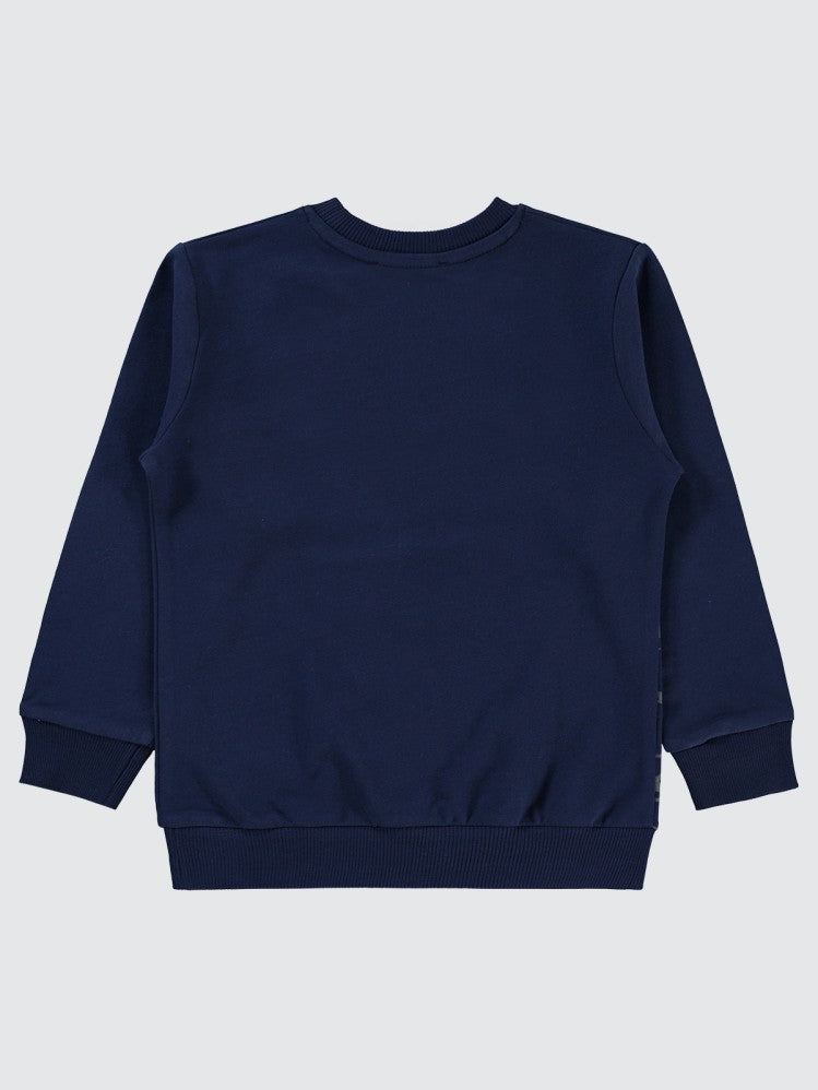 Civil Boys Street Skate Baskılı 2-5 Yaş Sweatshirt - Lacivert