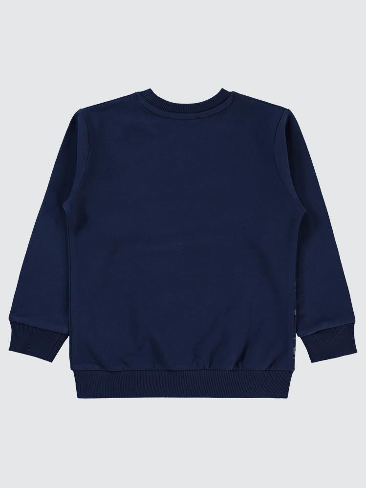 Civil Boys Street Skate Baskılı 2-5 Yaş Sweatshirt - Lacivert