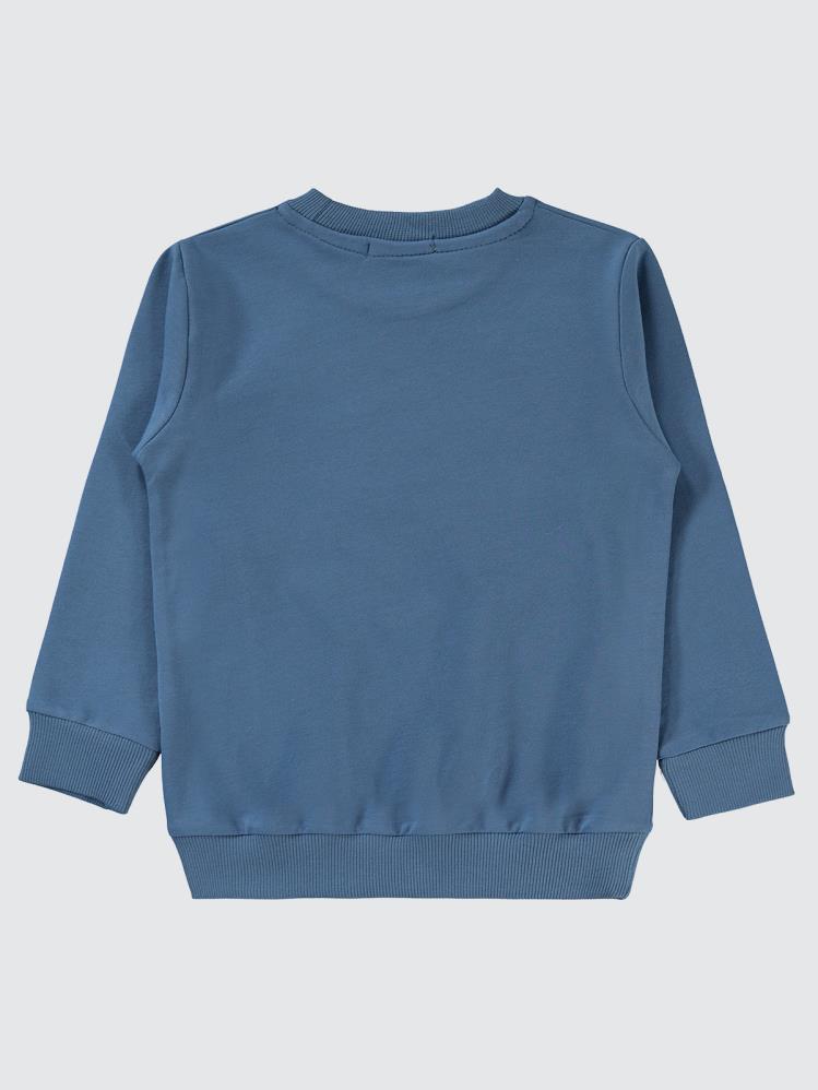 Civil Boys Street Skate Baskılı 2-5 Yaş Sweatshirt - Mavi