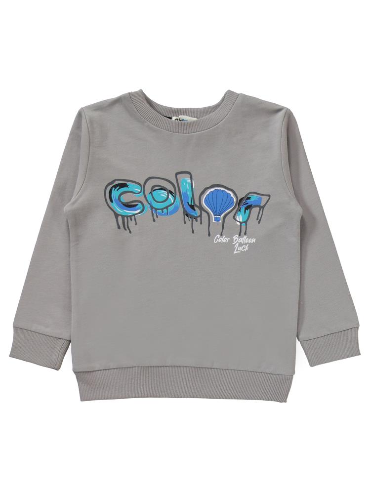 Civil Boys Color Baskılı 2-5 Yaş Eşofman Takımı - Gri