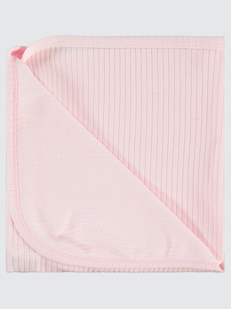 Civil Baby Çizgili Kumaş Etiketli Battaniye - Pembe