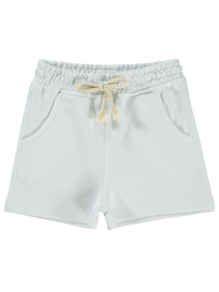Civil Baby Basic Karyoka Dikişli 6-18 Ay Şort - Beyaz