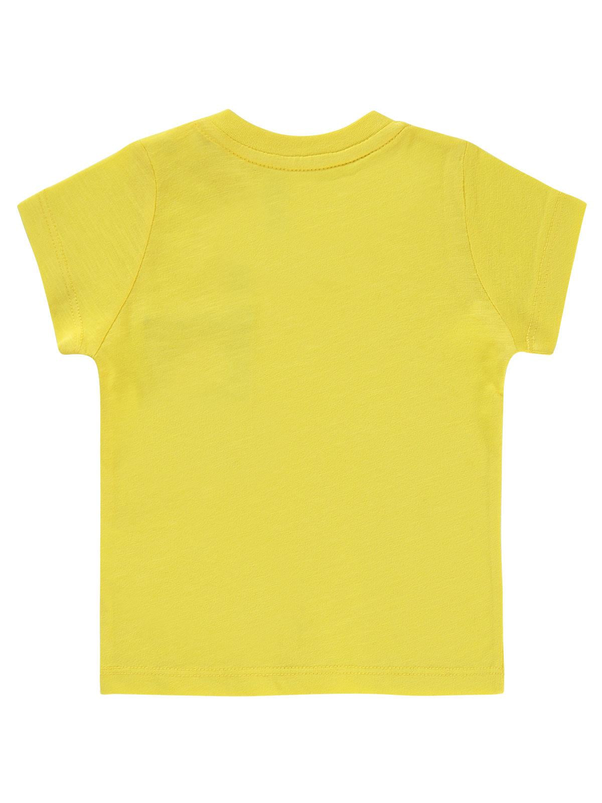 Civil Baby Yelkenli Nakışlı 6-18 Ay Tişört - Sarı