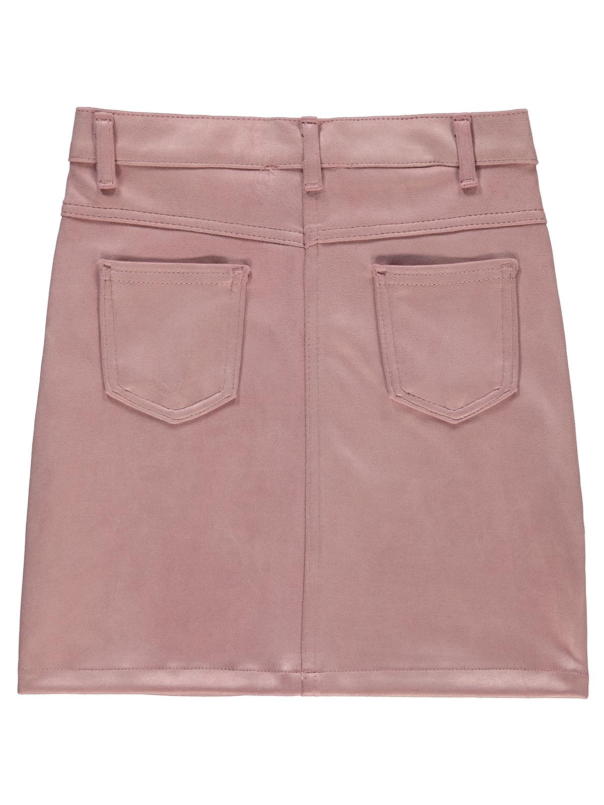 Civil Girls Klasik Cepli 6-9 Yaş Etek - Pudra