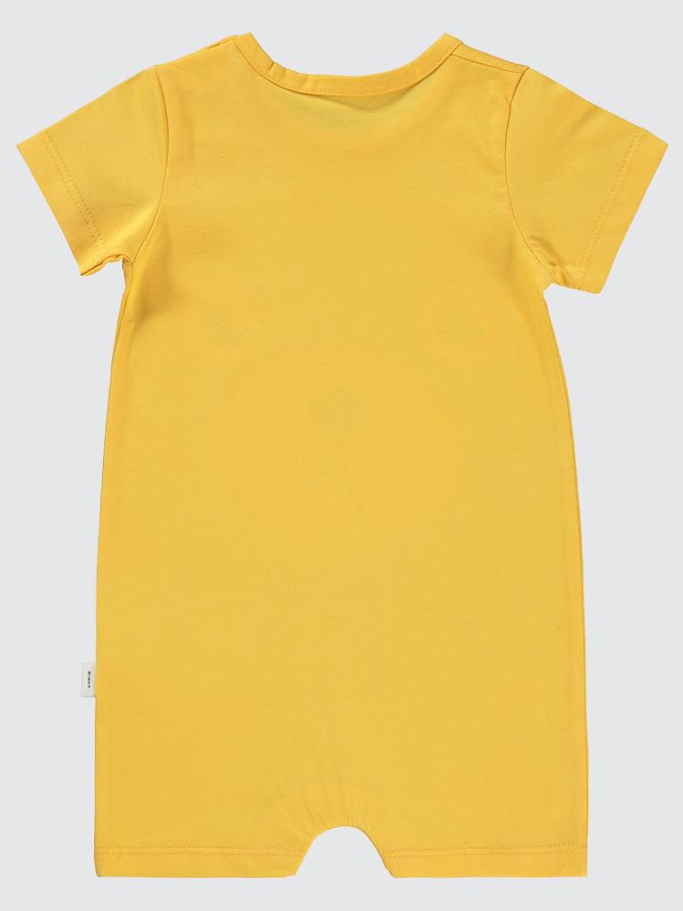 Civil Baby Ayıcık Baskılı 6-18 Ay Tulum - Hardal