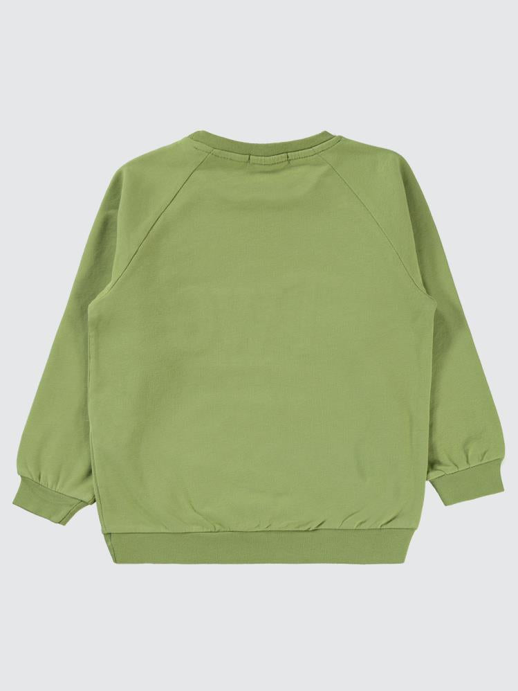 Civil Boys Two Nakışlı 2-5 Yaş Sweatshirt - Yeşil