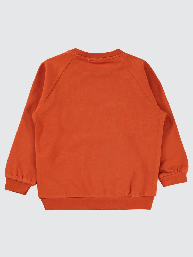 Civil Boys Two Nakışlı 2-5 Yaş Sweatshirt - Turuncu
