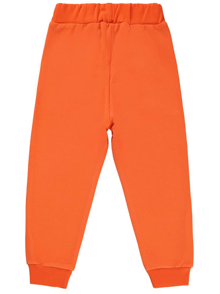 Civil Boys Cool Dog Baskılı Cepli 2-5 Yaş Eşofman Altı - Turuncu