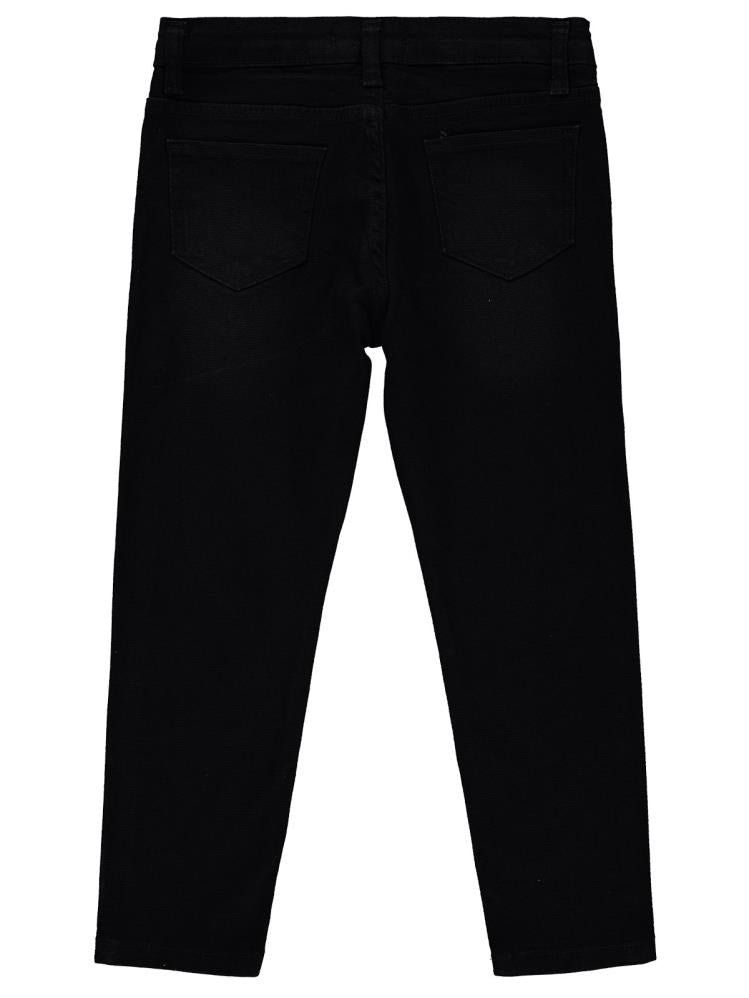 Civil Boys Klasik Petek Kumaş 10-13 Yaş Pantolon - Siyah