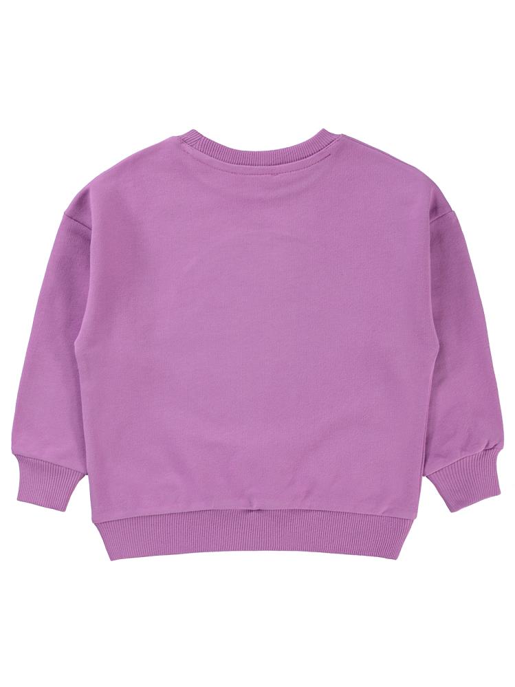Civil Düz 3-7 Yaş Sweatshirt - Lila