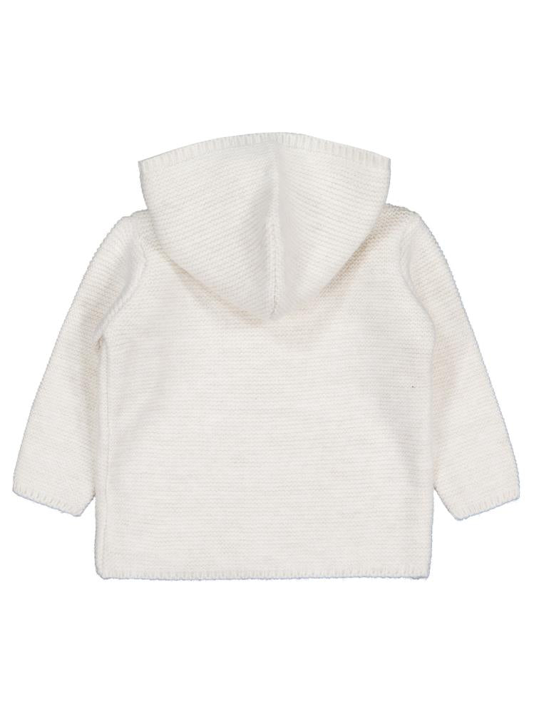 Tafyy Kapüşonlu 3-9 Ay Hırka - Ekru