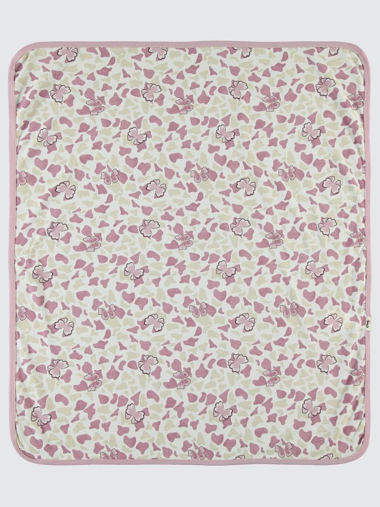 Civil Baby Butterfly Baskılı Battaniye - Lila