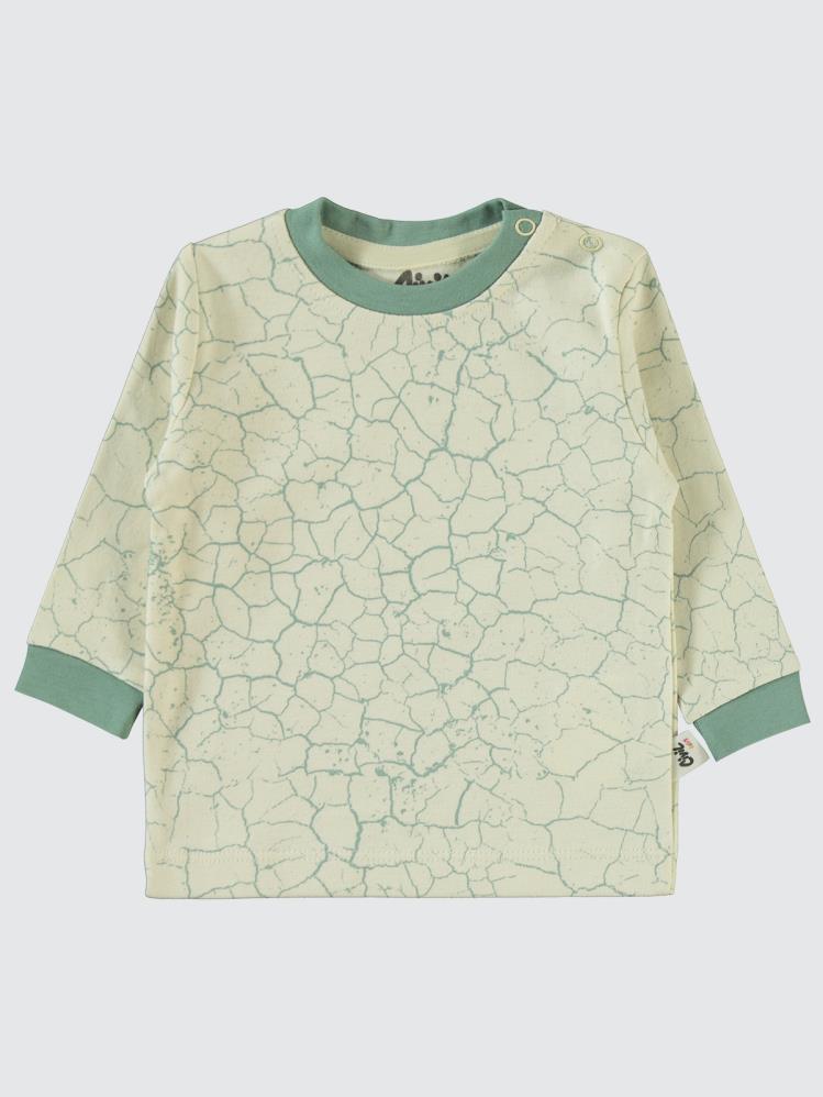 Civil Baby Crack Pattern Baskılı 6-18 Sweatshirt - Yeşil