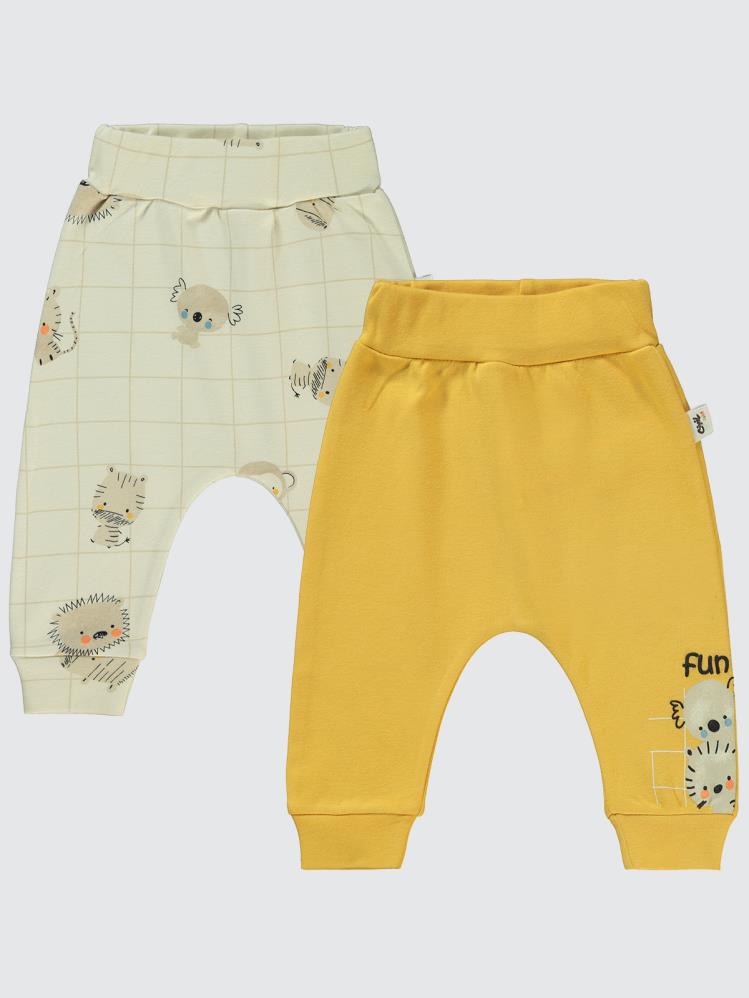 Civil Baby Fun Animals Baskılı 6-18 Tek Alt Bebe - Hardal