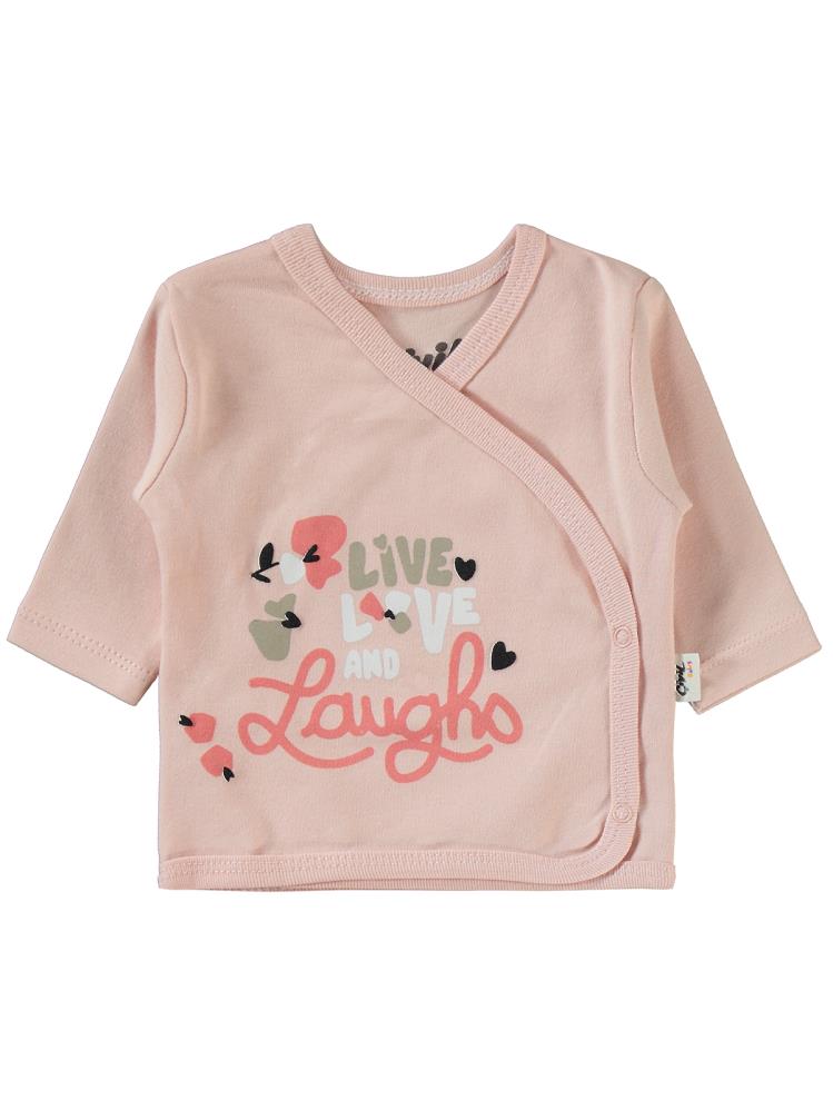 Civil Baby Flowery Baskılı 4'li Zıbın Takımları - Pudra