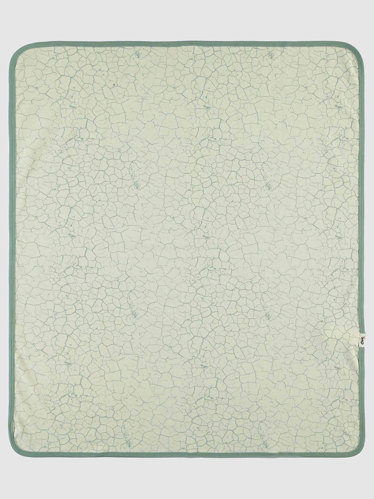 Civil Baby Crack Pattern Baskılı Battaniye - Yeşil