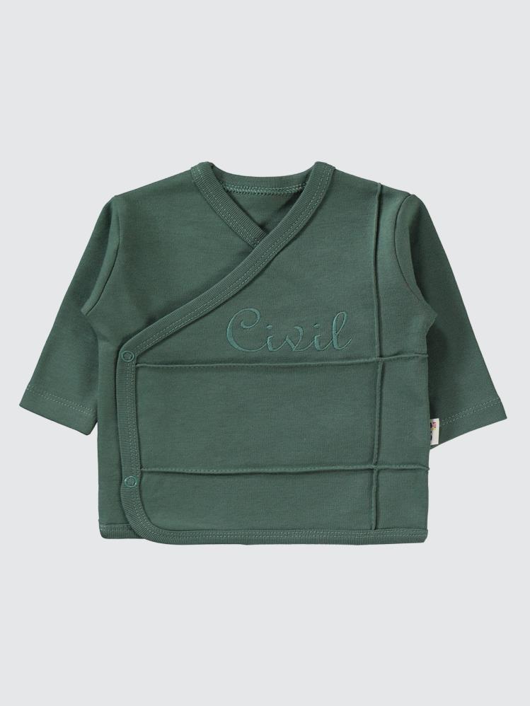 Civil Baby Civil Nakışlı Zıbın Takımları - Yeşil