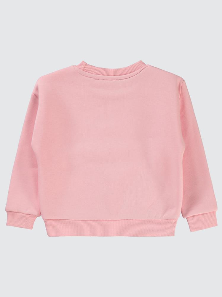 Civil Girls Flower Power Baskılı 2-5 Yaş Sweatshirt - Pembe
