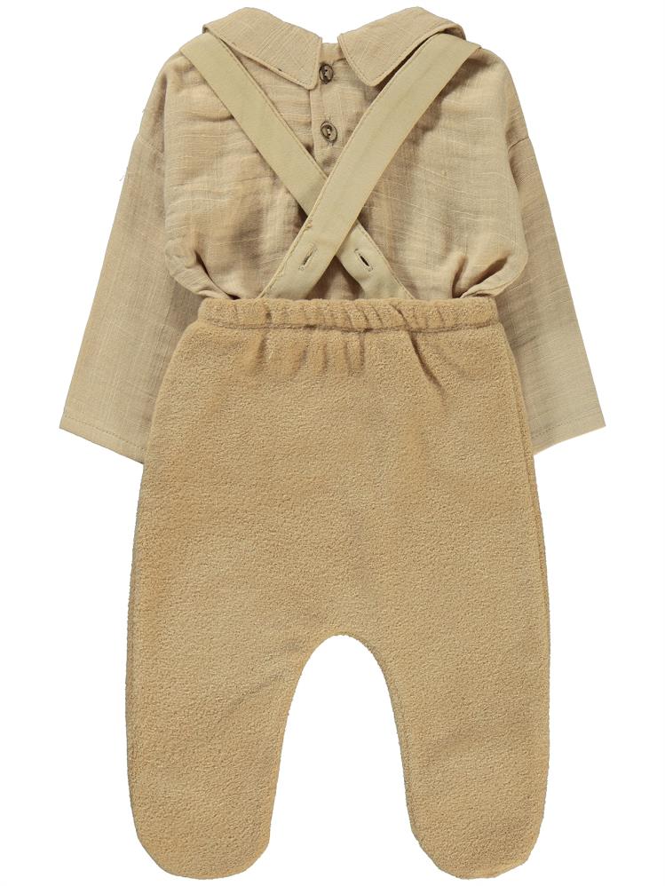 Civil Baby Askılı 3-12 Ay Takım - Hardal