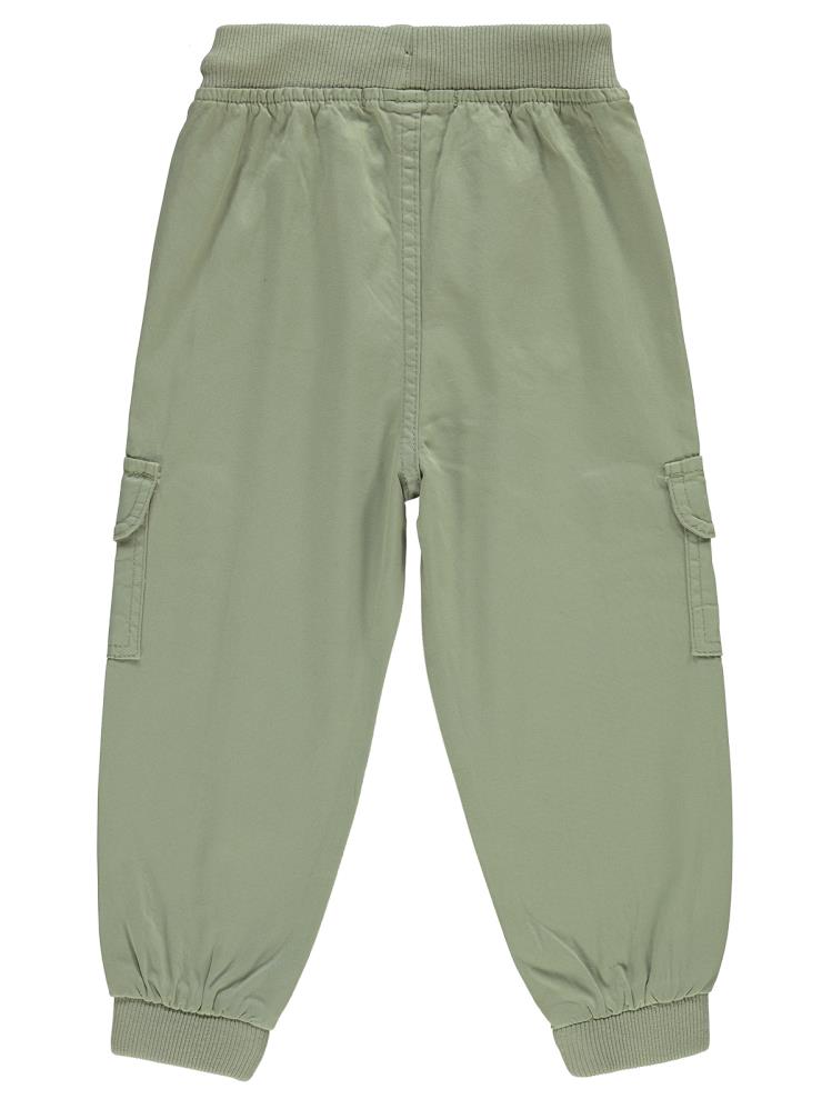 Civil Boys Kargo Cepli Bağcıklı 2-5 Yaş Pantolon - Haki