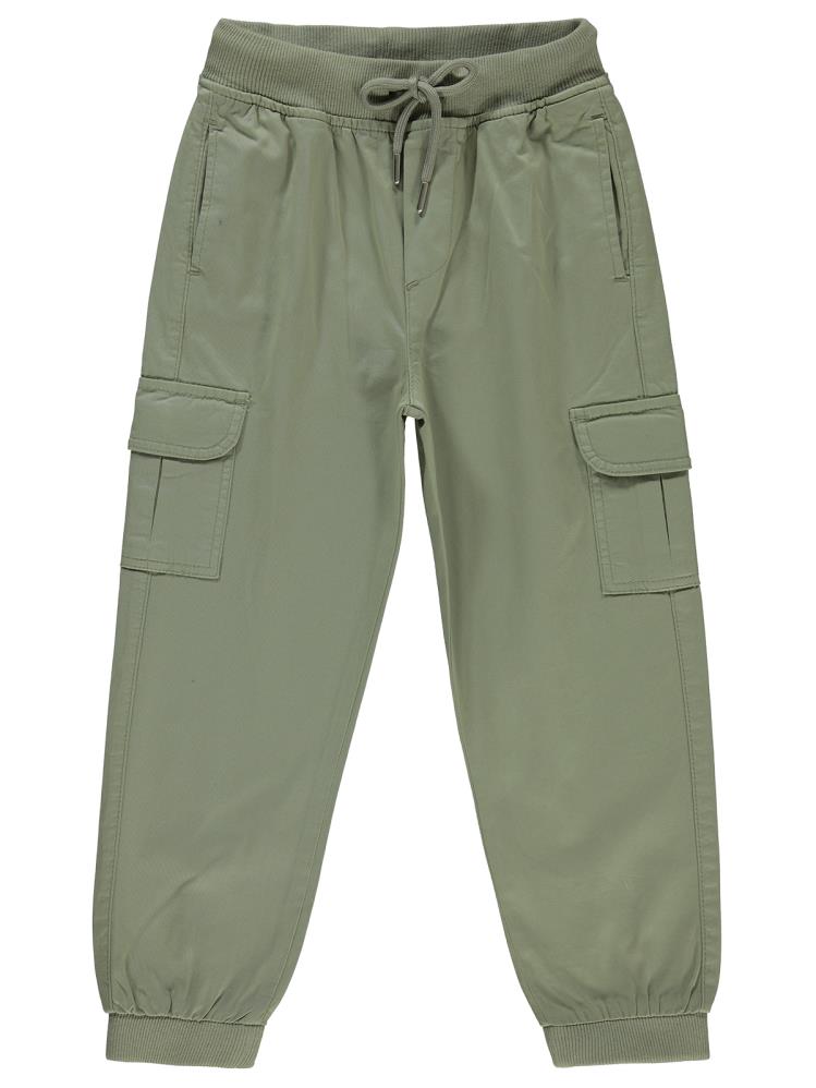 Civil Boys Kargo Cepli Bağcıklı 10-13 Yaş Pantolon - Haki