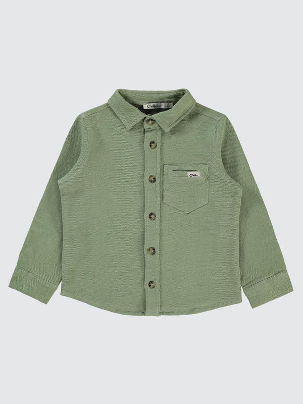 Civil Boys Desıgn Armalı 2-5 Yaş Gömlek - Haki