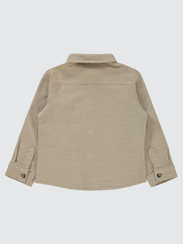 Civil Boys Desıgn Armalı 2-5 Yaş Gömlek - Bej
