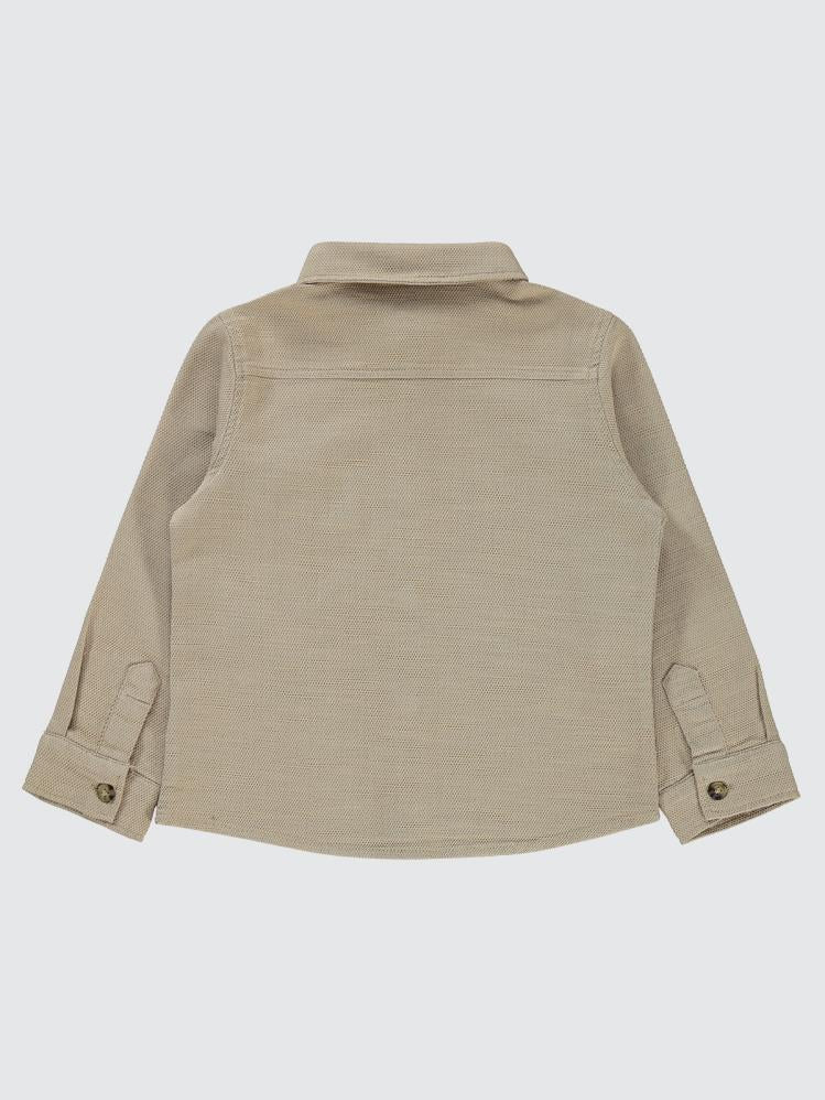 Civil Boys Desıgn Armalı 2-5 Yaş Gömlek - Bej