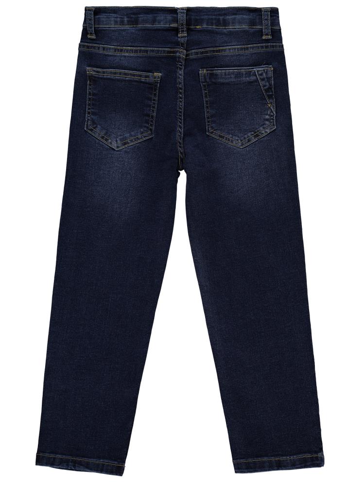 Civil Boys Beş Cep Taşlamalı 10-13 Yaş Pantolon - Mavi
