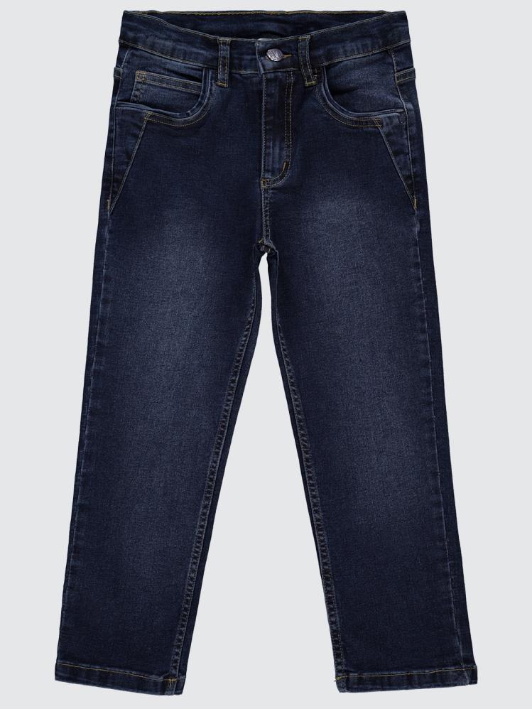 Civil Boys Beş Cep Taşlamalı 10-13 Yaş Pantolon - Mavi