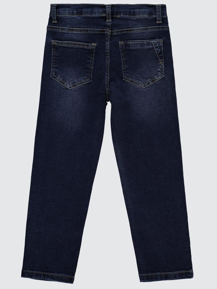 Civil Boys Beş Cep Taşlamalı 10-13 Yaş Pantolon - Mavi