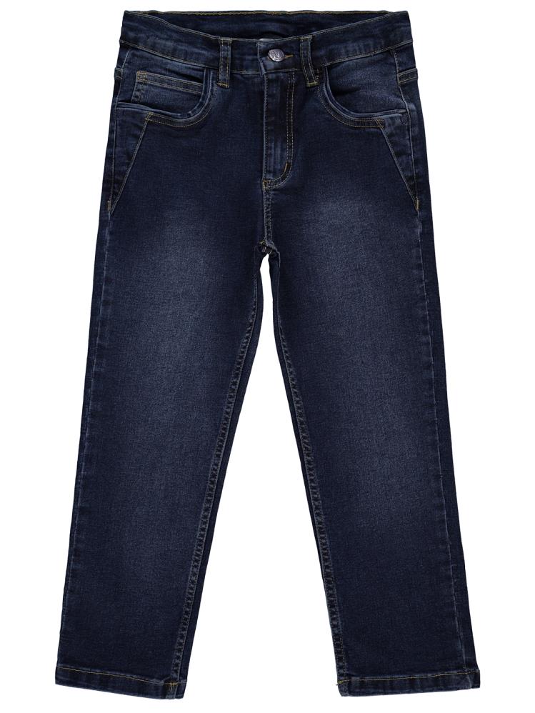 Civil Boys Beş Cep Taşlamalı 10-13 Yaş Pantolon - Mavi