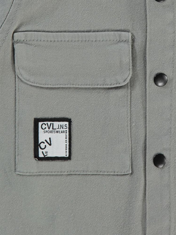 Civil Boys Kapşonlu 6-9 Yaş Gömlek - Gri