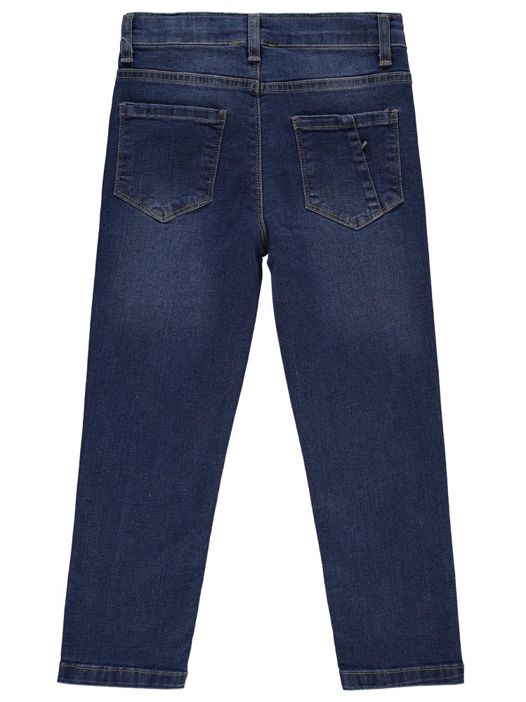 Civil Boys Sport Nakışlı 6-9 Yaş Pantolon - Mavi