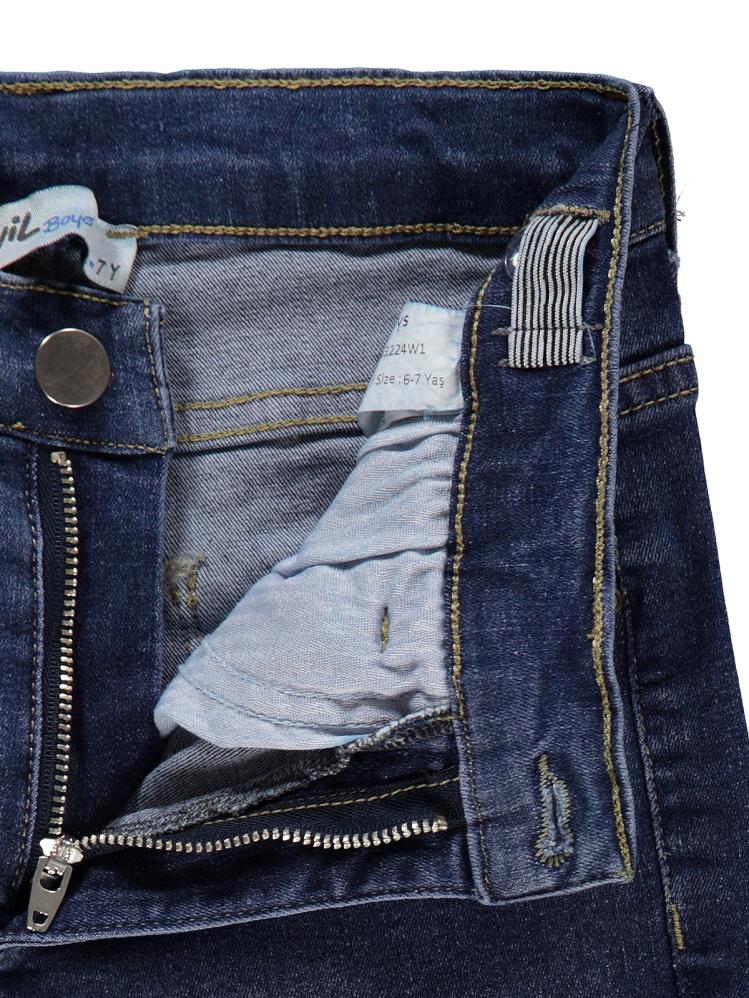 Civil Boys Sport Nakışlı 10-13 Yaş Pantolon - Mavi