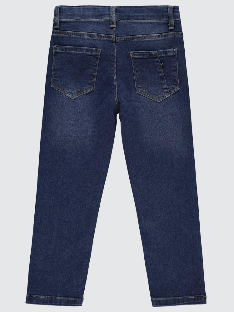 Civil Boys Sport Nakışlı 6-9 Yaş Pantolon - Mavi