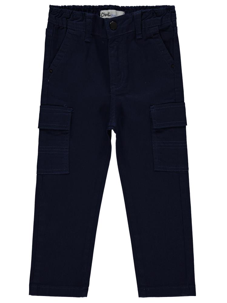 Civil Boys Kargo Cepli 2-5 Yaş Pantolon - Lacivert